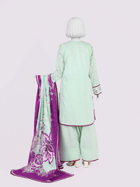 Embroidered Khaddar 3Pc Unstitched Suit | PJBKU251155B