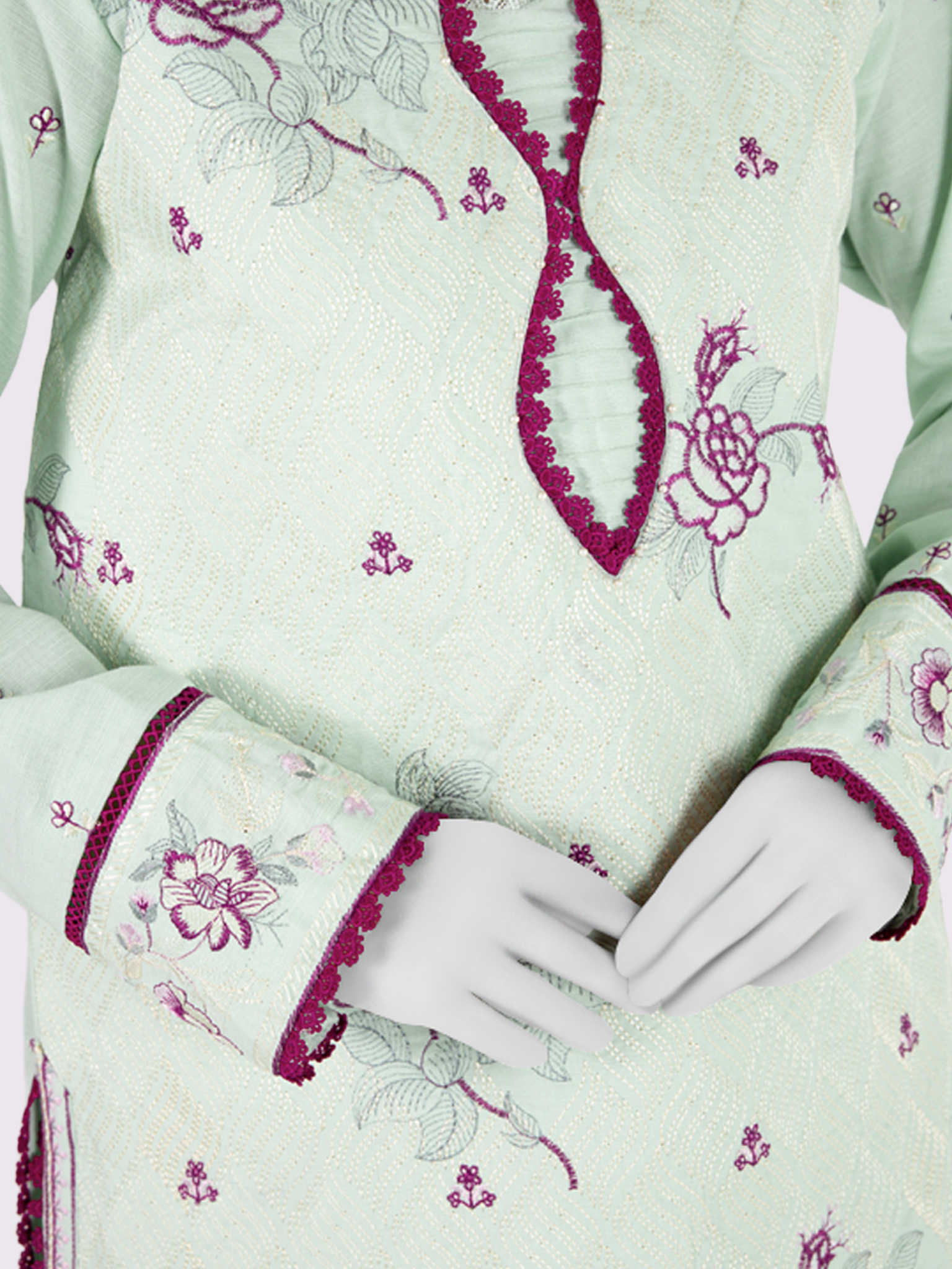 Embroidered Khaddar 3Pc Unstitched Suit | PJBKU251155B