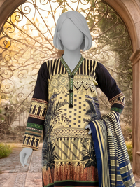 3Pc Stitched Lawn Printed Suit | PLS261230