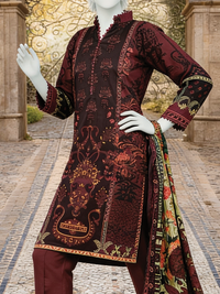 3Pc Stitched Lawn Printed Suit | PLS261535