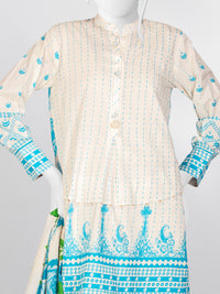 Lawn Printed 3 Piece Unstitched Suit | PLU-24-1021