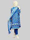 Blue Lawn 3 Piece Stitched Suit | PLS-24-7531