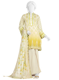 Lawn Printed 3 Piece Unstitched Suit | PLU-24-1037