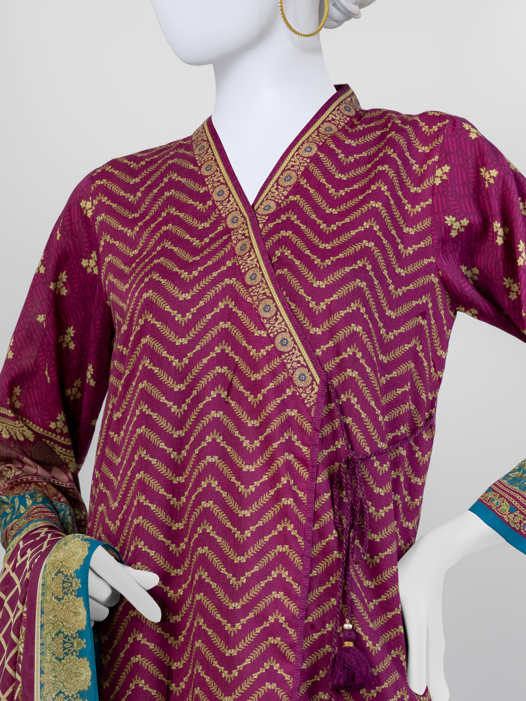 Magenta Lawn 3 Piece Stitched Suit | PLS-24-7503