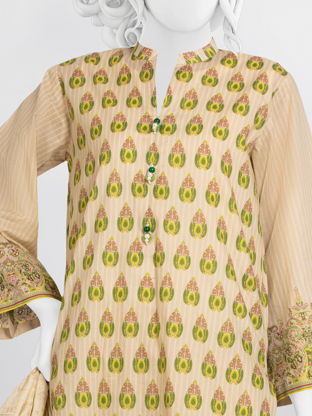 Lawn Printed 3 Piece Unstitched Suit | PLU-24-1107