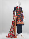 Lawn Printed 3 Piece Unstitched Suit | PLU-24-1109