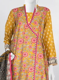 Lawn  Printed 3 Piece Unstitched Suit | PLU-24-1128