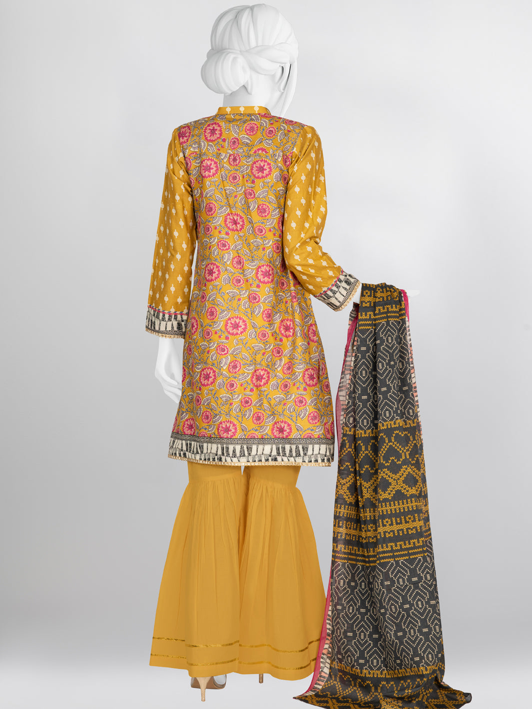 Lawn  Printed 3 Piece Unstitched Suit | PLU-24-1128