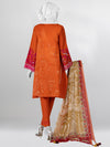 Orange Lawn 3 Piece Stitched Suit | PLS-24-7515