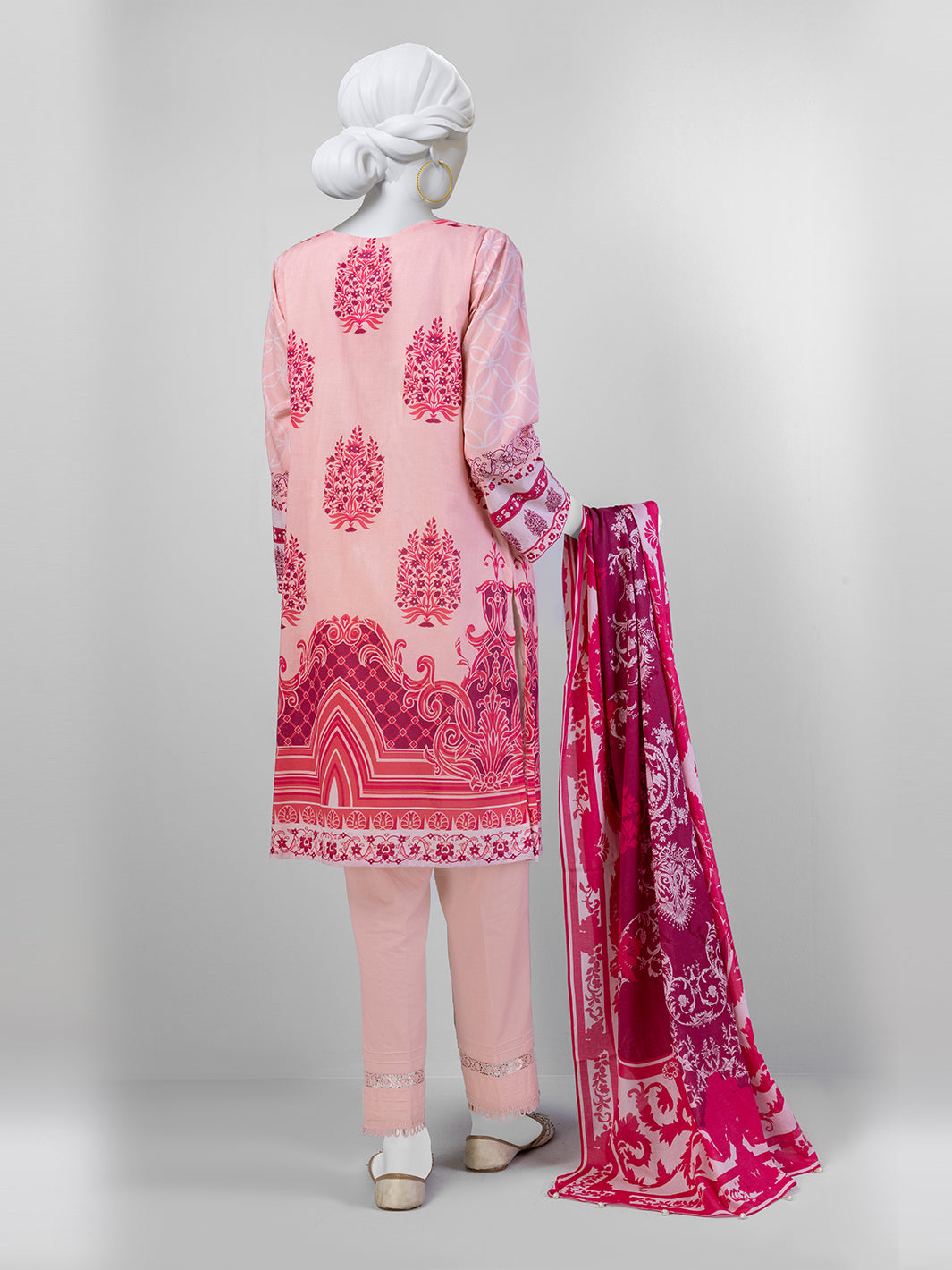 Lawn Printed 3 Piece Unstitched Suit | PLU-24-1138