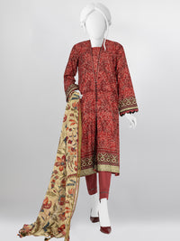 Lawn  Printed 3 Piece Unstitched Suit | PLU-24-1149