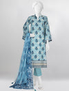 Blue Lawn 3 Piece Stitched Suit | PLS-24-7517