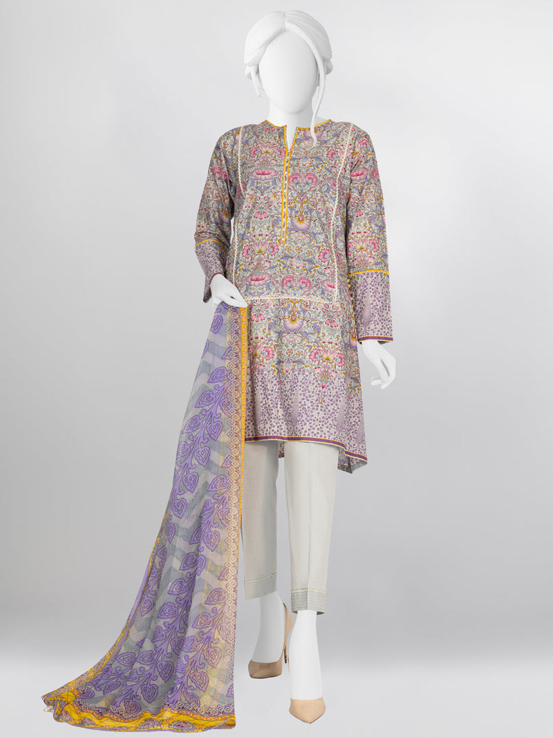 Multicolor Lawn 3 Piece Stitched Suit | PLS-24-7514