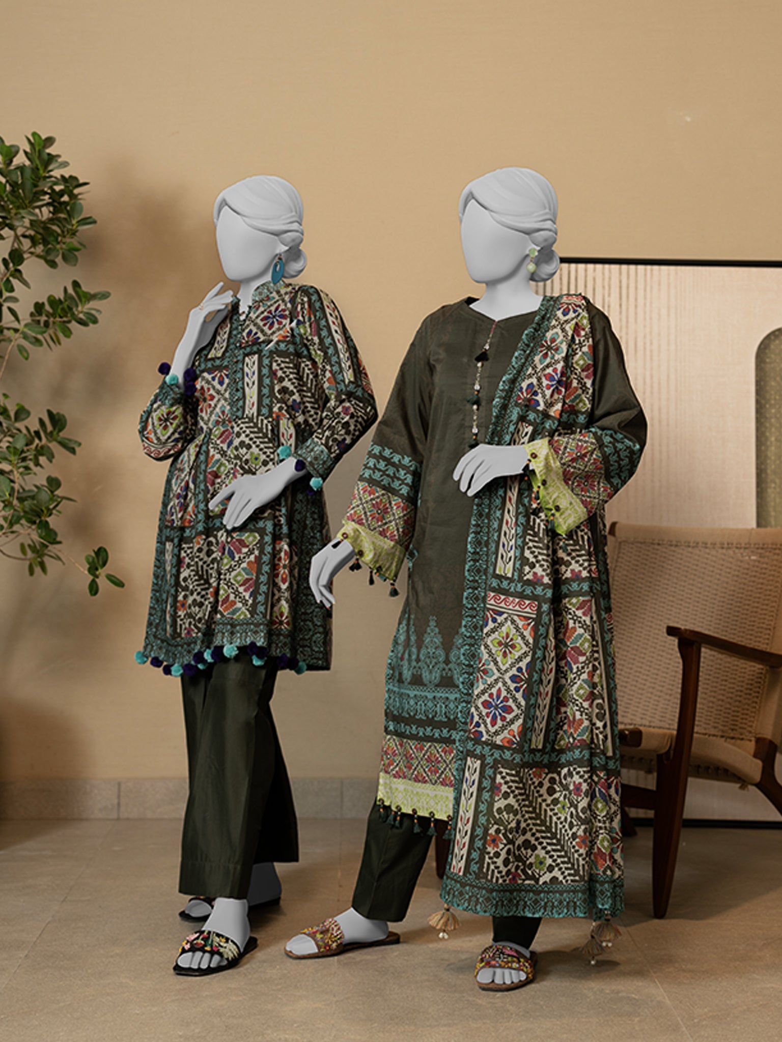 Lawn Printed 3 Piece Unstitched | PLU-24-1175