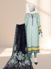 Lawn Printed 3 Piece Unstitched | PLU-24-1179