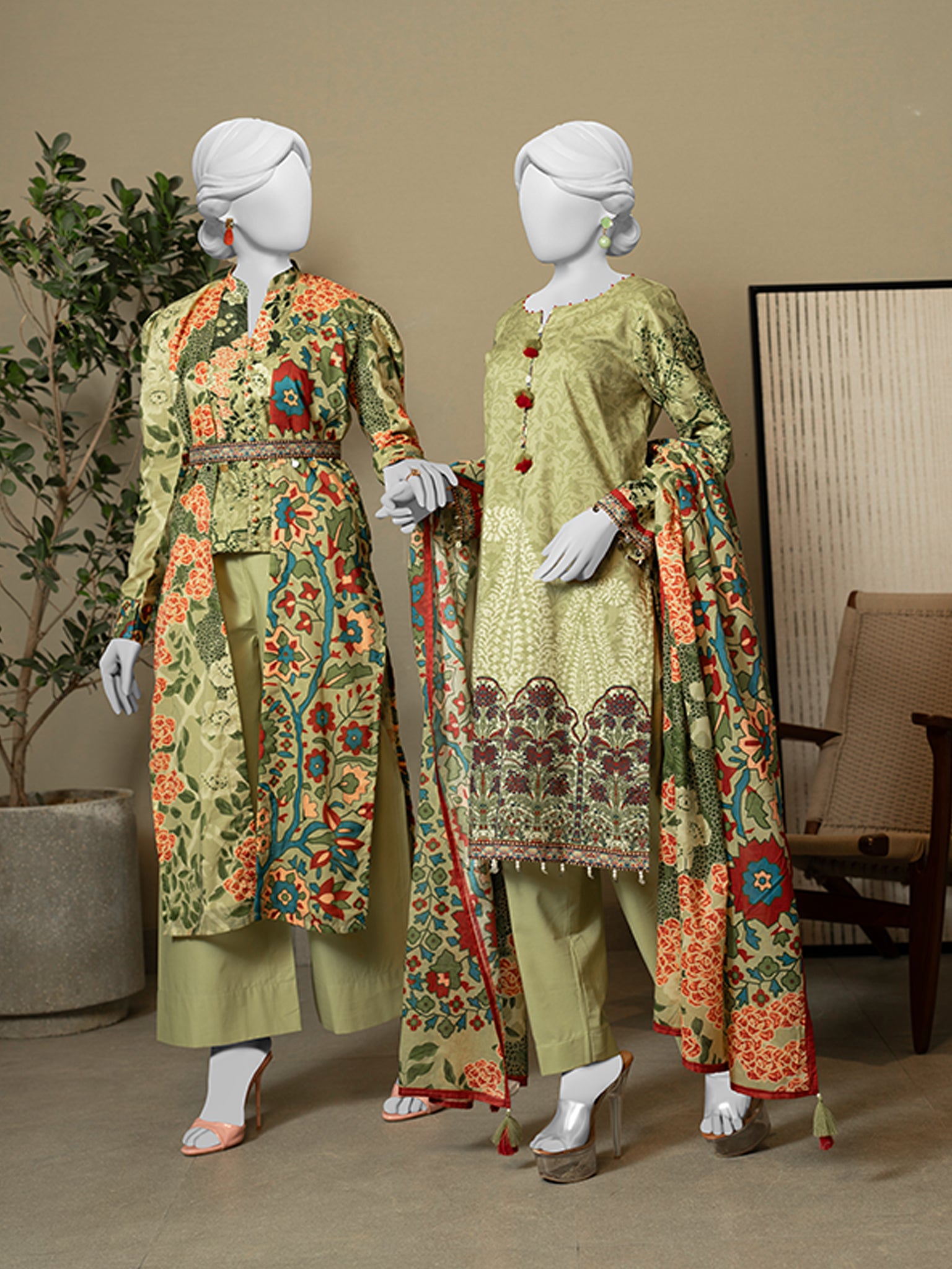 Lawn Printed 3 Piece Unstitched | PLU-24-1191