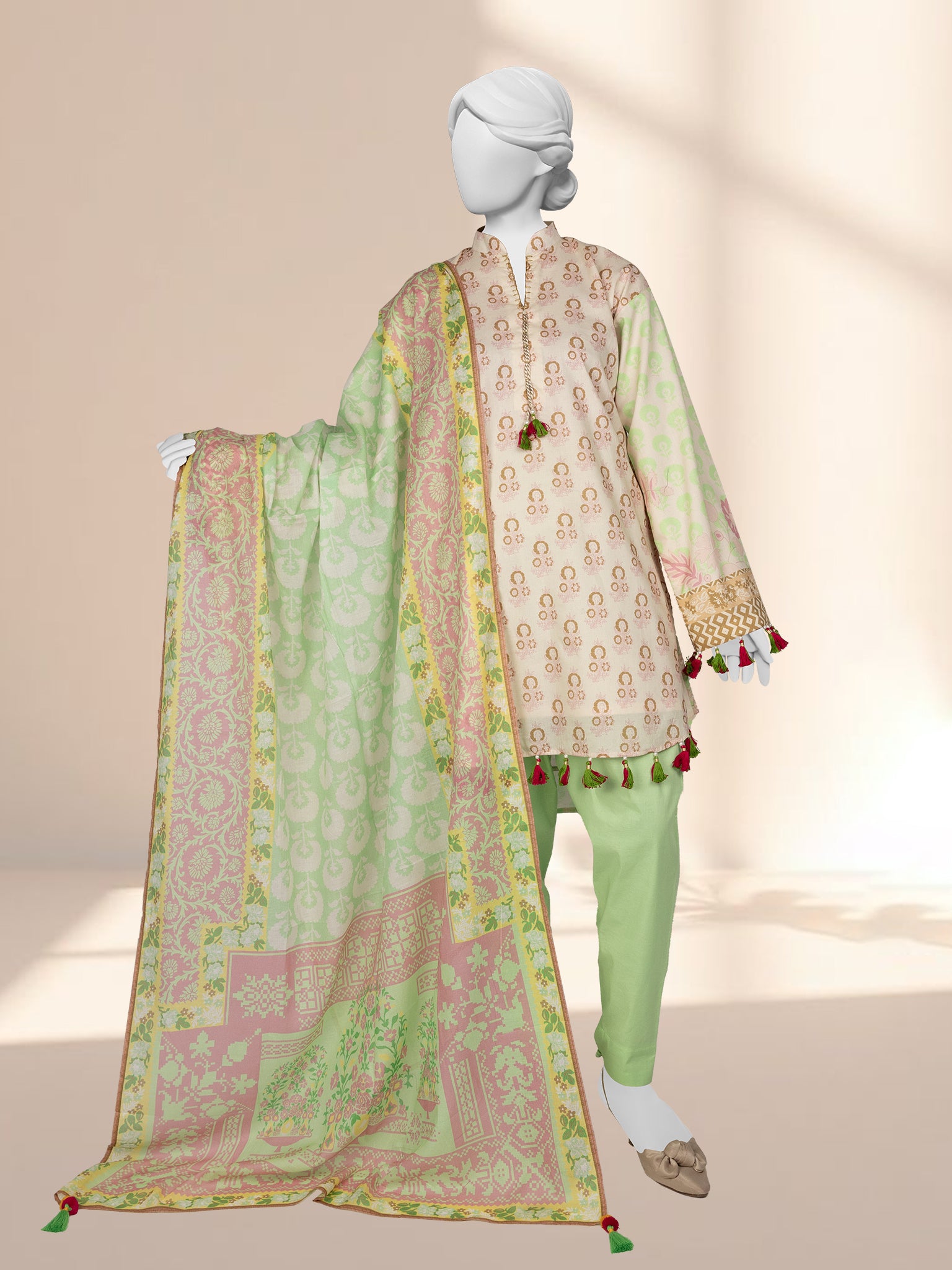 Lawn Printed 3 Piece Unstitched | PLU-24-1204