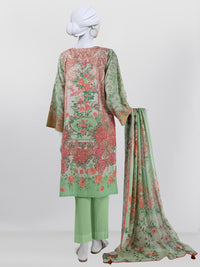 Lawn  Printed 3 Piece Unstitched Suit | PLU-24-1233