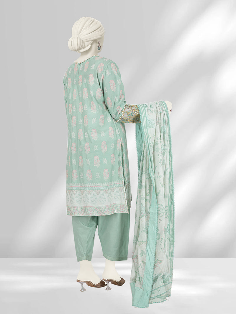 Lawn Embroidered 3 Piece Unstitched | PLU-24-1269-A