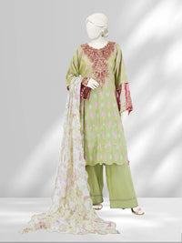 Lawn Embroidered 3 Piece Unstitched | PLU-24-1269-B