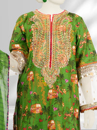 Lawn Embroidered 3 Piece Unstitched | PLU-24-1271-B