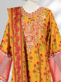 Lawn Embroidered 3 Piece Unstitched | PLU-24-1275-A