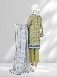 Lawn Embroidered 3 Piece Unstitched | PLU-24-1277-A