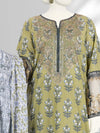 Lawn Embroidered 3 Piece Unstitched | PLU-24-1277-A