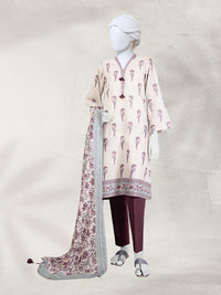 Lawn Printed 3 Piece Unstitched Suit | PLU-24-1312