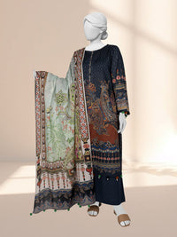 Lawn Printed 3 Piece Unstitched | PLU-24-1316