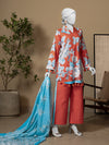 Lawn Printed 3 Piece Unstitched | PLU-24-1318