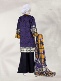 Lawn Printed 3 Piece Unstitched Suit | PLU-24-1323