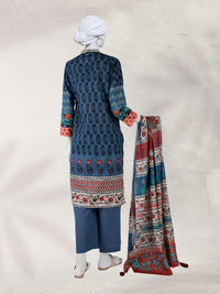 Lawn Printed 3 Piece Unstitched Suit | PLU-24-1482