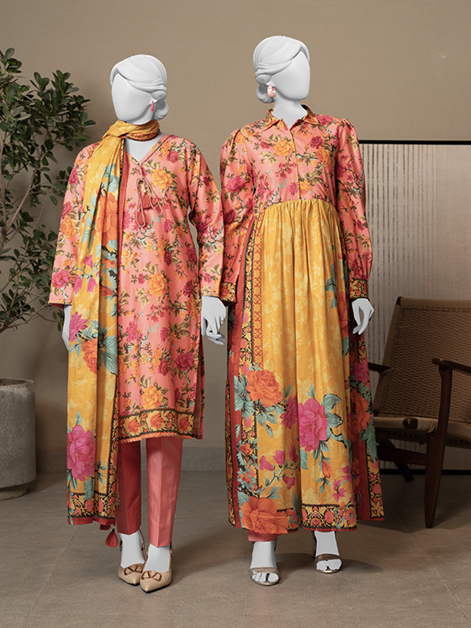 Lawn Printed 3 Piece Unstitched | PLU-24-1491