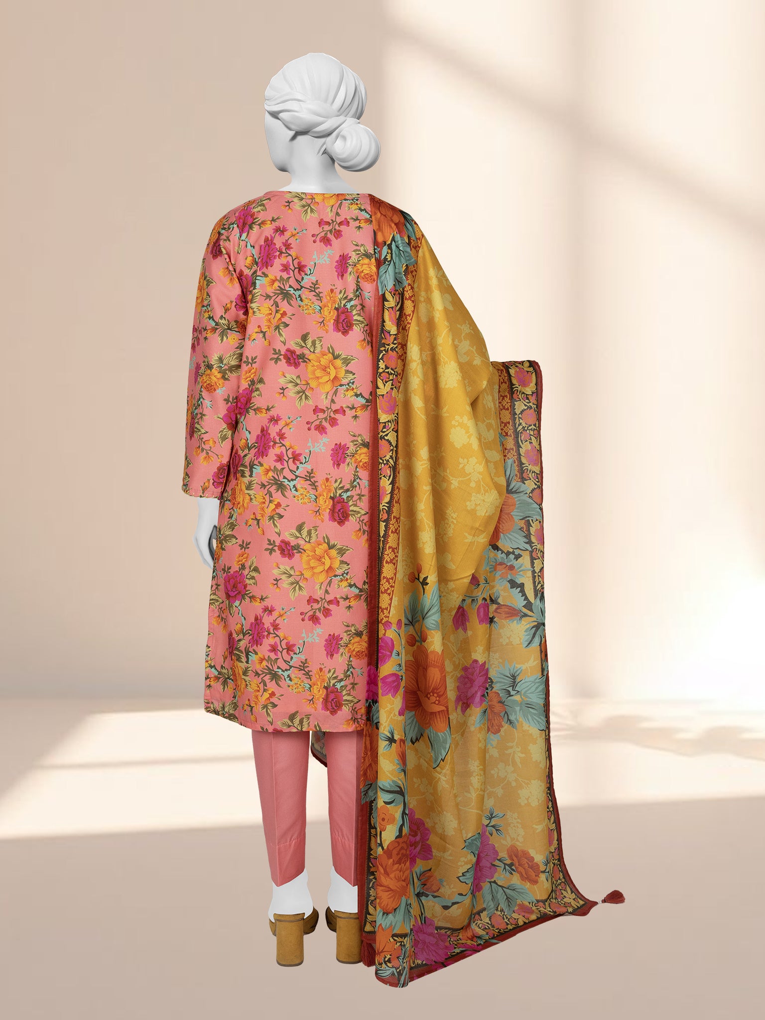 Lawn Printed 3 Piece Unstitched | PLU-24-1491