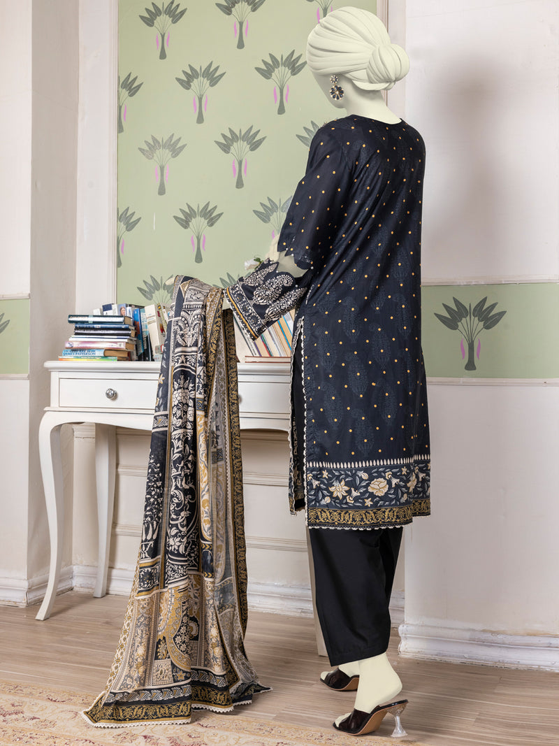 Multicolor Lawn Embroidered 3 Piece Unstitched Suit | PLU-24-1502