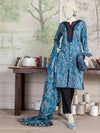 Multicolor Lawn Embroidered 3 Piece Stitched Suit | PLS-24-7559