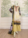 Multicolor Lawn Embroidered 3 Piece Unstitched Suit | PLU-24-1537