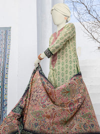 Multicolor Lawn Embroidered 3 Piece Unstitched Suit | PLU-24-1588