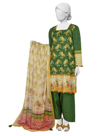 Lawn Printed 3 Piece Unstitched | PLU-24-1170