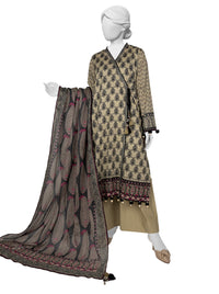 Lawn Printed 3 Piece Unstitched | PLU-24-1203