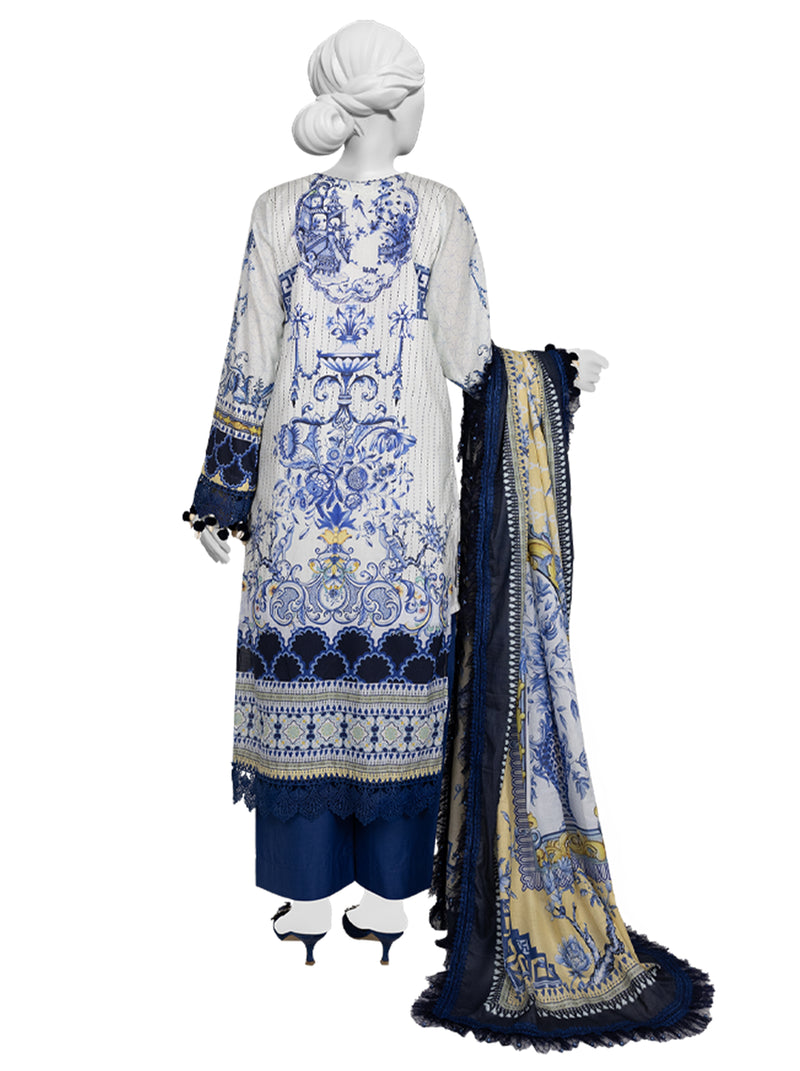 Lawn Printed 3 Piece Unstitched | PLU-24-1300