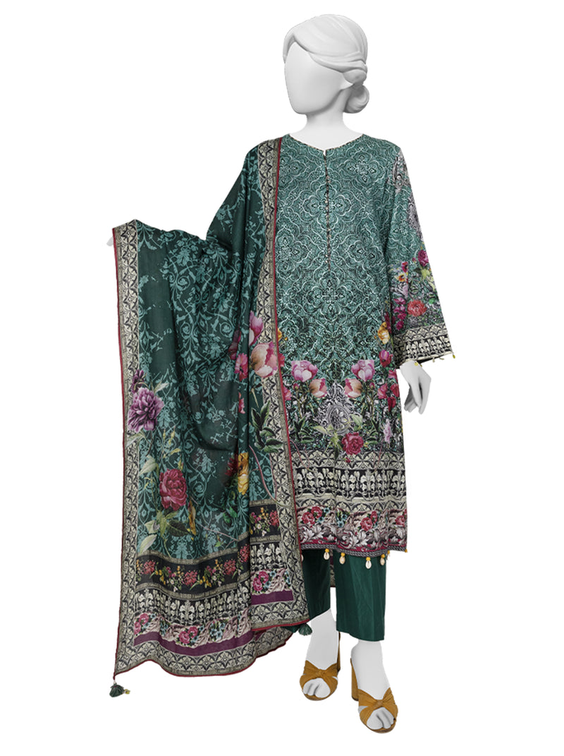 Lawn Printed 3 Piece Unstitched | PLU-24-1314