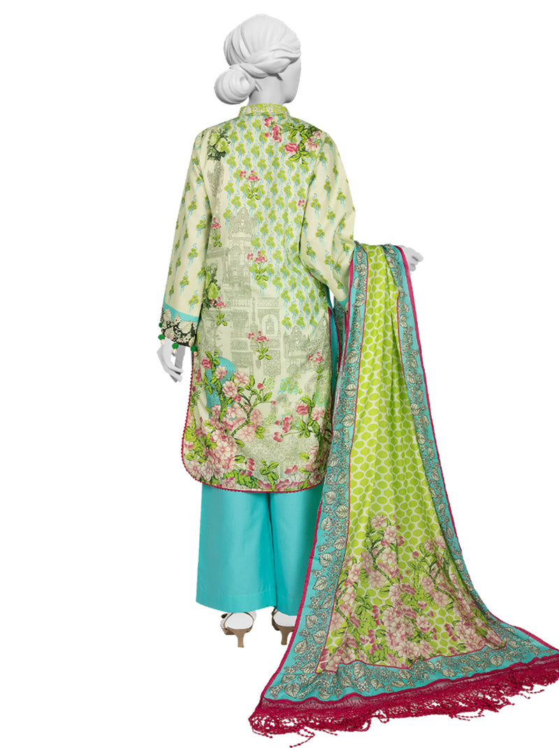 Lawn Printed 3 Piece Unstitched | PLU-24-1487