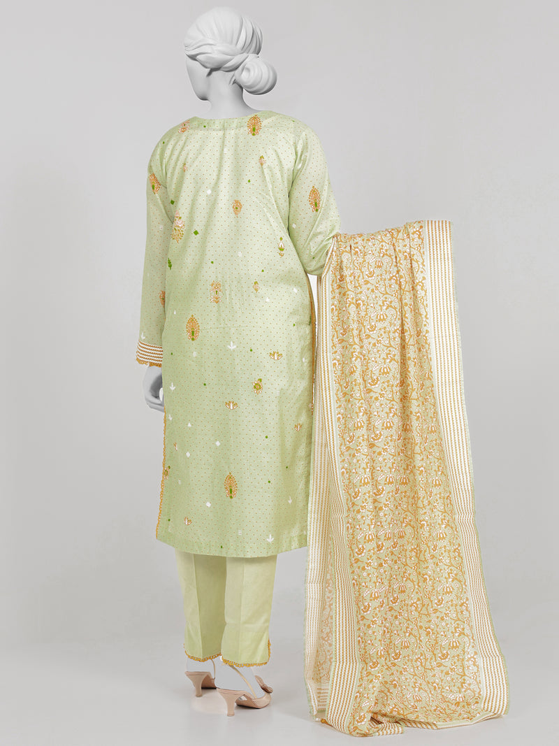Lawn Embroidered 3 Piece Unstitched | PLUE-25-1119