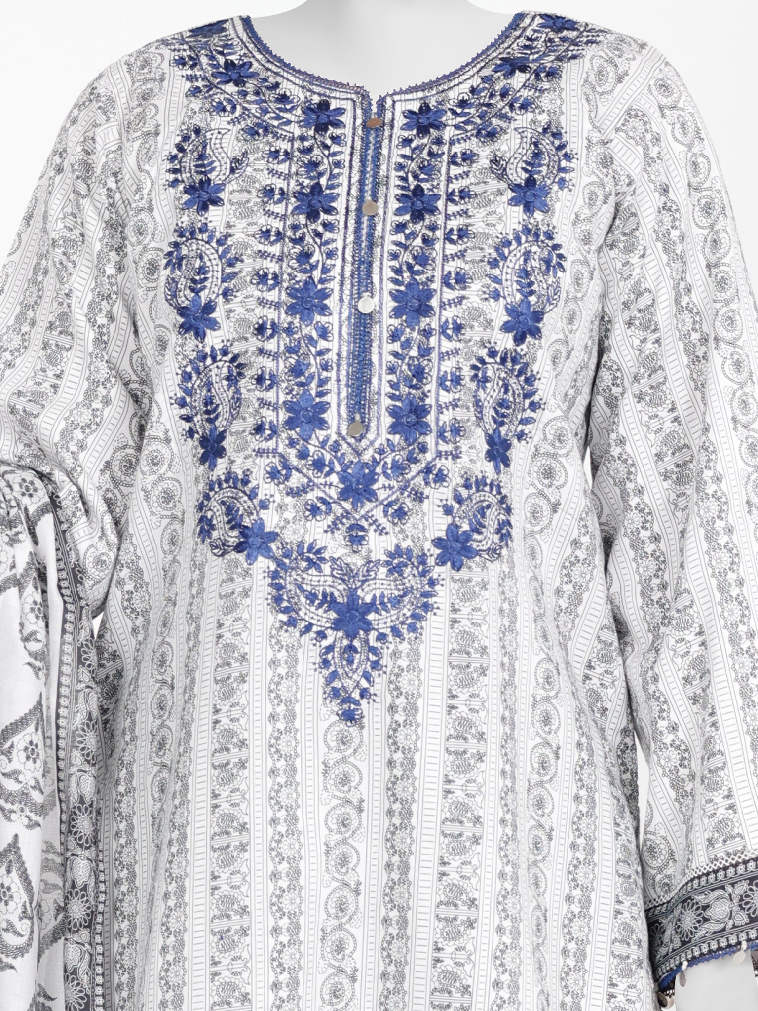 Lawn Embroidered 3 Piece Unstitched | PLUE-25-1130