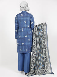 Lawn Embroidered 3 Piece Unstitched | PLUE-25-1508