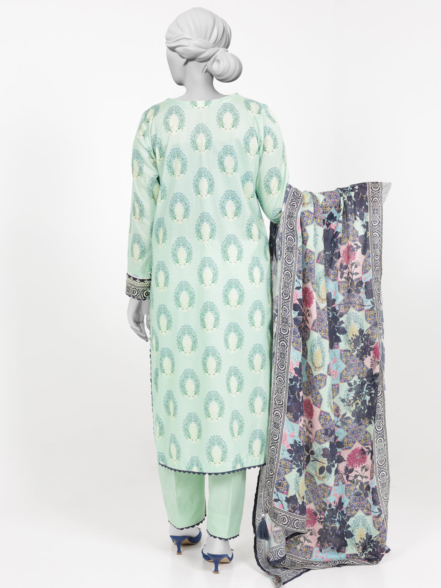 Lawn Embroidered 3 Piece Unstitched | PLUE-25-1548