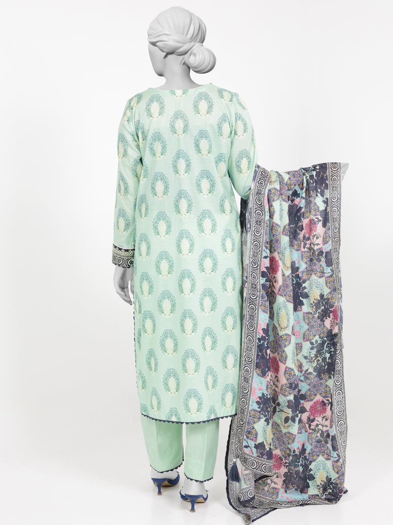Lawn Embroidered 3 Piece Unstitched | PLUE-25-1548