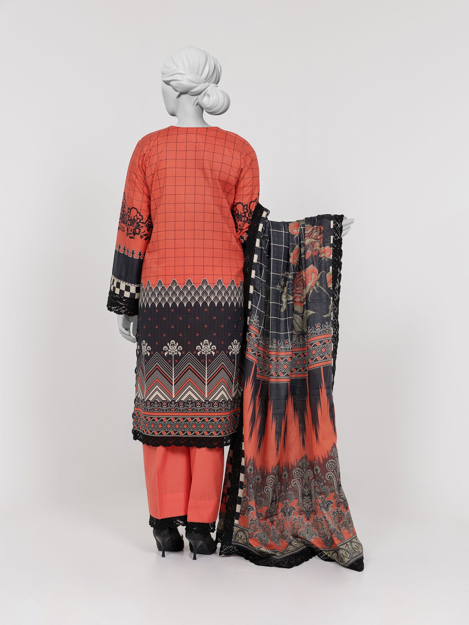 Lawn Embroidered 3 Piece Unstitched | PLUE-25-1556